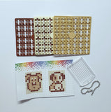 Pixelhobby Mosaic Puppy Keyring Kit Keyring Including Chain Craft Kit