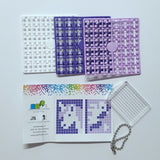 Pixelhobby Mosaic Unicorn Keyring Kit Keyring Including Chain Craft Kit