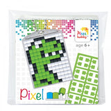 Pixelhobby Mosaic Dinosaur Keyring Kit Keyring Including Chain Craft Kit