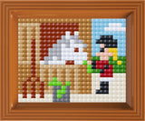 Horse & Stables Pixelhobby Mosaic Craft XL Pixel Craft 5mm Art Kits Complete with Frame