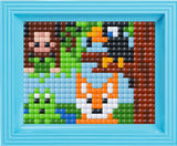 Fox & Friends Pixelhobby Mosaic Craft XL Pixel Craft 5mm Art Kits Complete with Frame