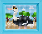Ostrich Pixelhobby Mosaic Craft XL Pixel Craft 5mm Art Kits Complete with Frame